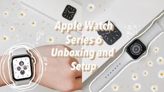 Apple Watch Series 6 Unboxing \& Setup ⌚️ 40mm Silver Aluminium (Malaysia)