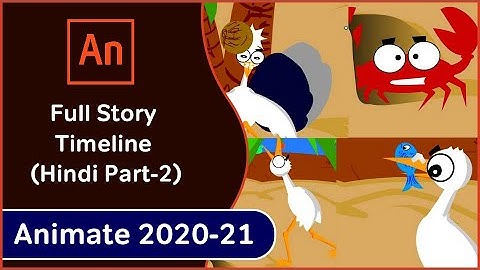 Story Timeline part-2 | How to Make Animated Videos | Adobe Animate CC In Hindi