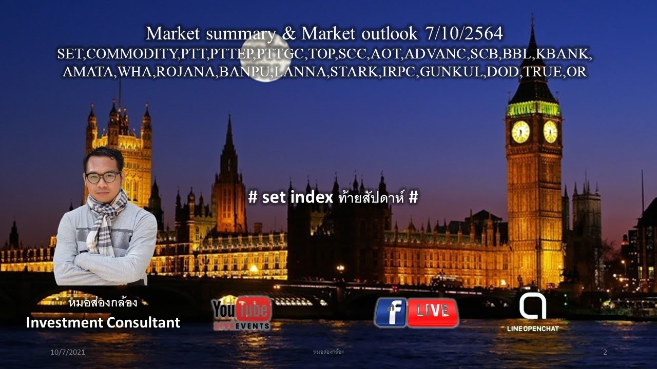 Market summary \u0026 Market outlook 7/10/2564