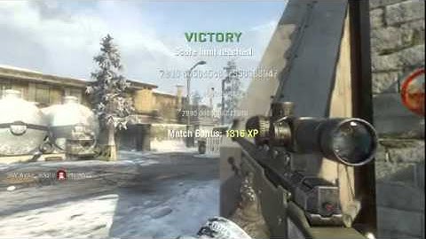 Call of Duty Black Ops | No scope Final Killcam