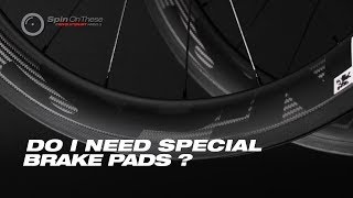 Do i need to use special brake pads with your carbon bike wheels? and
what you recommend? watch this short video arm yourself the knowledge
...