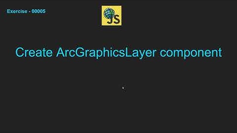 Create ArcGraphicsLayer component