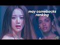 Ranking may kpop comebacks 2023