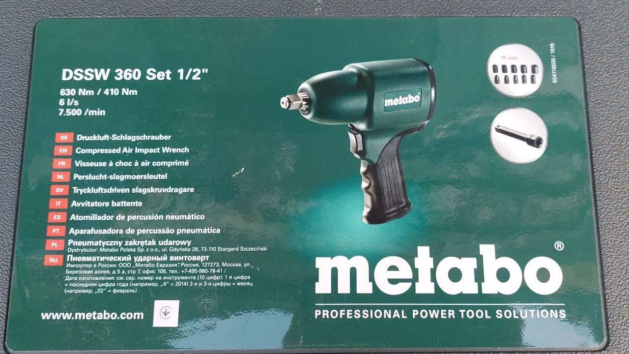 Czy klucz METABO DSSW 360 daje radę?