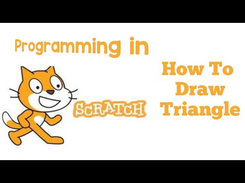 How to draw triangle in scratch/How to make triangle in scratch - YouTube