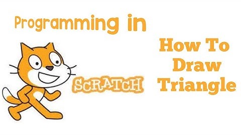 How to draw triangle in scratch/How to make triangle in scratch