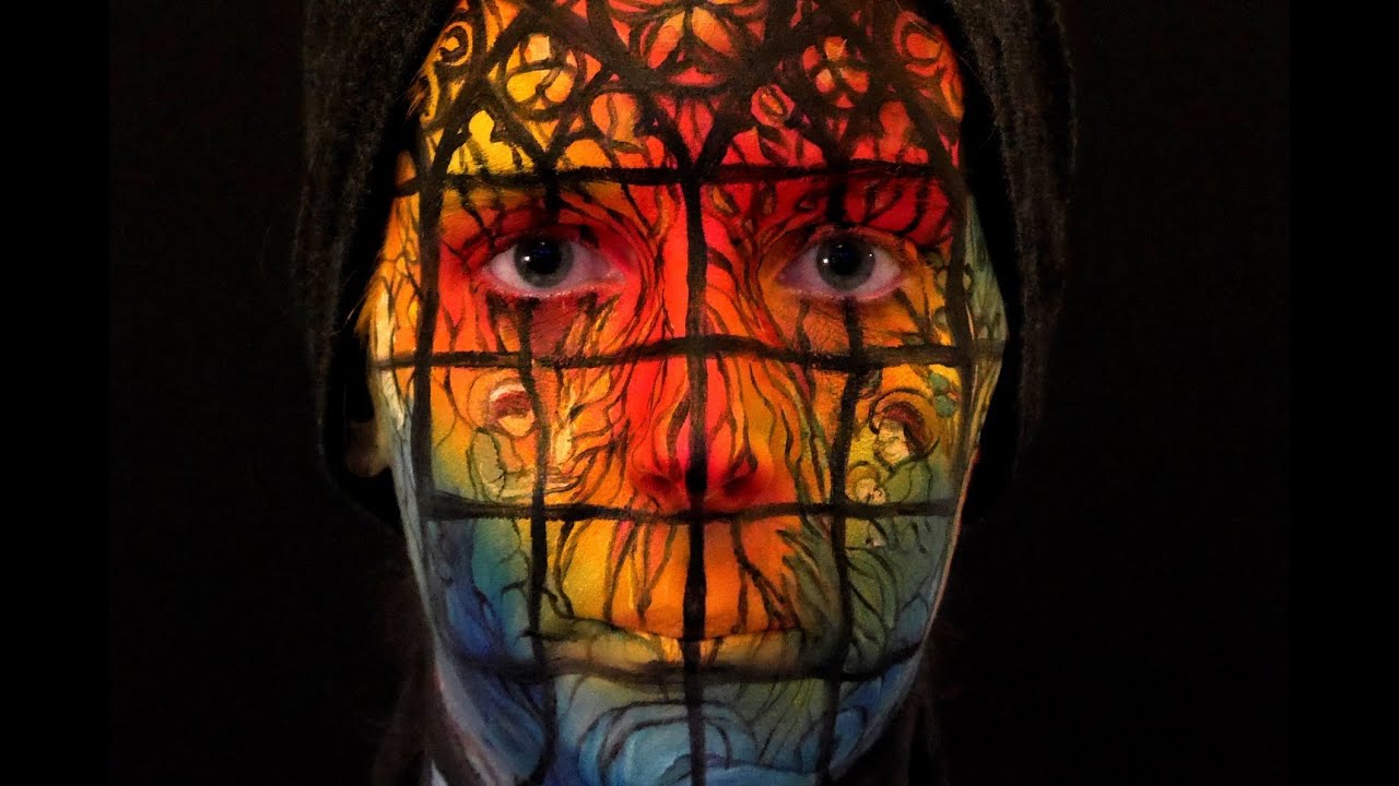 Stained Glass Time lapse Facepainting YouTube