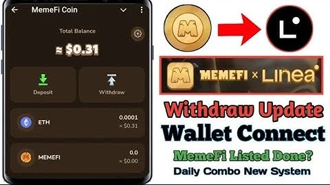 how to withdraw MemeFi coin and ethereum wallet