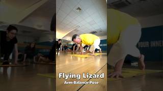 Mastering the Flying Lizard Arm Balance Pose: A Step-by-Step Tutorial #shorts