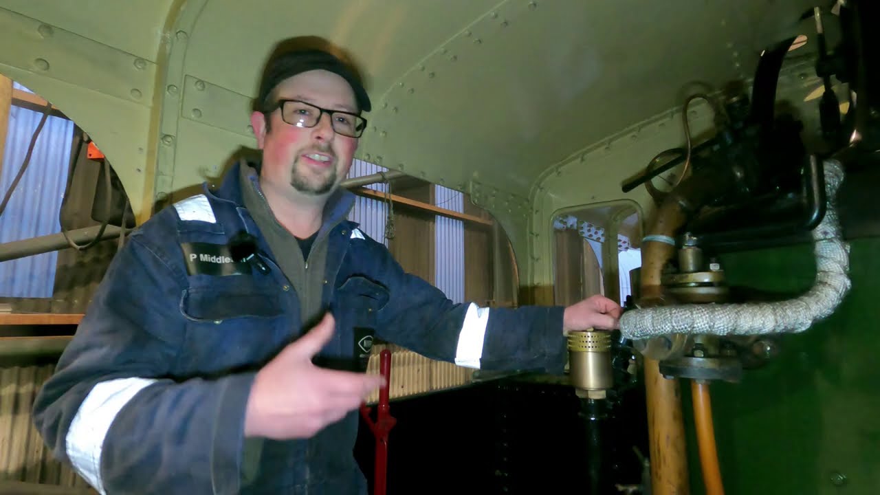 Lucie No. 8 Instructional video on loco controls, preparation (oiling up) and driving by Piglet