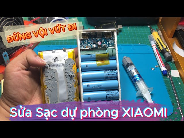 ĐỪNG VỘI VỨT ĐI SẠC DỰ PHÒNG HỎNG - BẠN CÓ THỂ SỬA NÓ | REPAIR XIAOMI POWER BANK  |  Black 64