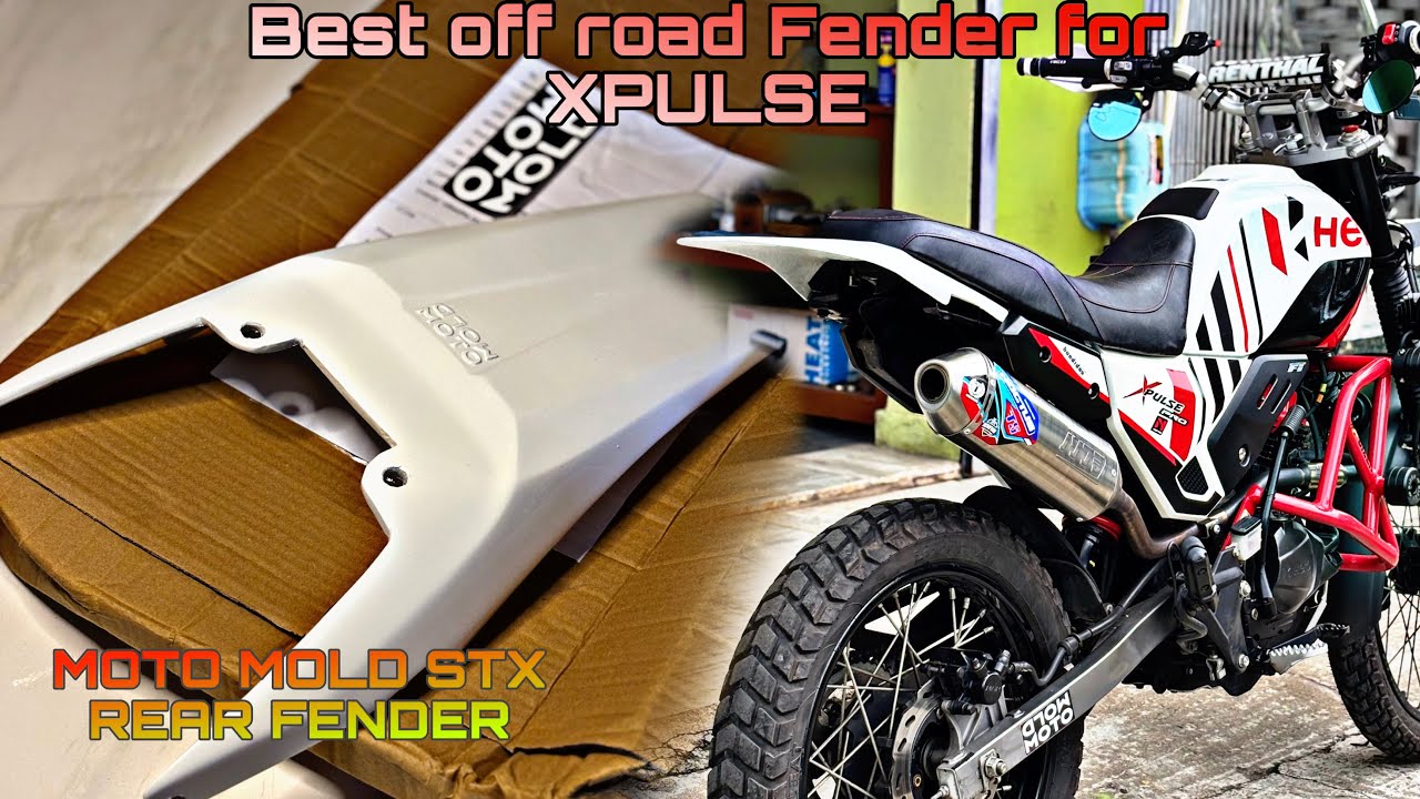 Dirt Bike Rear Fender on Xpulse 200 Pro🤩 Full Bike looks Change | MOTO ...