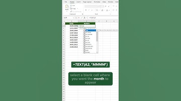 Stop Extracting Months Manually! Use This Excel Formula Instead!  #excel  #datasheet