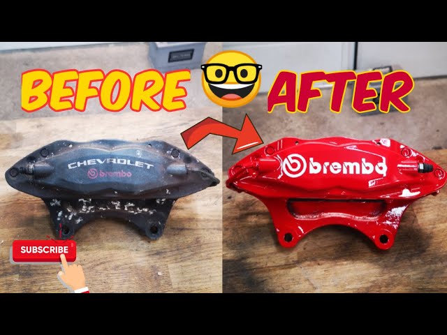 How To Custom Paint Brembo Calipers Properly. Like NEW! 