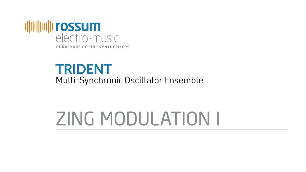 Rossum Electro-Music Trident Multi-Synchronic Oscillator Ensemble 