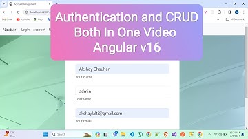 Master Angular 16: Build CRUD & Authentication from Scratch with Local Storage!