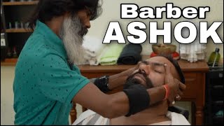 Ashok barber Head massage to reduce Anxiety and Stress by IndianBarber