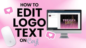 How To Edit Your Logo Text On Corjl - Makina Designs Logo Template