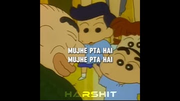 When Shinchan turns savage 😂 #edit #shinchan #roast #funny #short