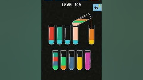 Water Color Sort Level 106 | Level 106