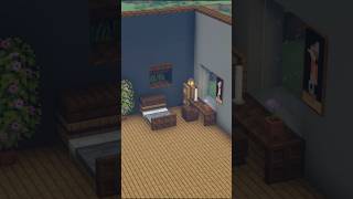Bedroom Design Idea Minecraft #shorts #minecraft