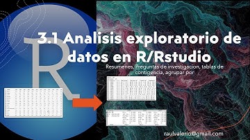 3.1 Analisis exploratorio de datos en R | Resumen Tablas | Curso analisis y ciencia de datos RStudio