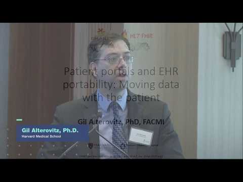 Patient portals and EHR portability: moving data with the patient - Gil Alterovitz