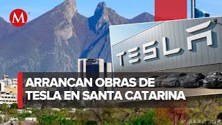 Tesla en Santa Catarina, NL inicia obras de su 'gigafactory' con maquinaria pesada