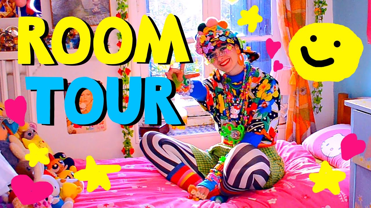 KAWAII ROOM TOUR 🌈 cute, aesthetic, rainbow, decora jfashion kawaii room 🌟💖