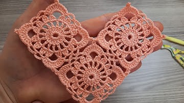 WONDERFUL Easy Beautiful Crochet Pattern knitting free Online Tutorial for beginners Tığ işi Örgü