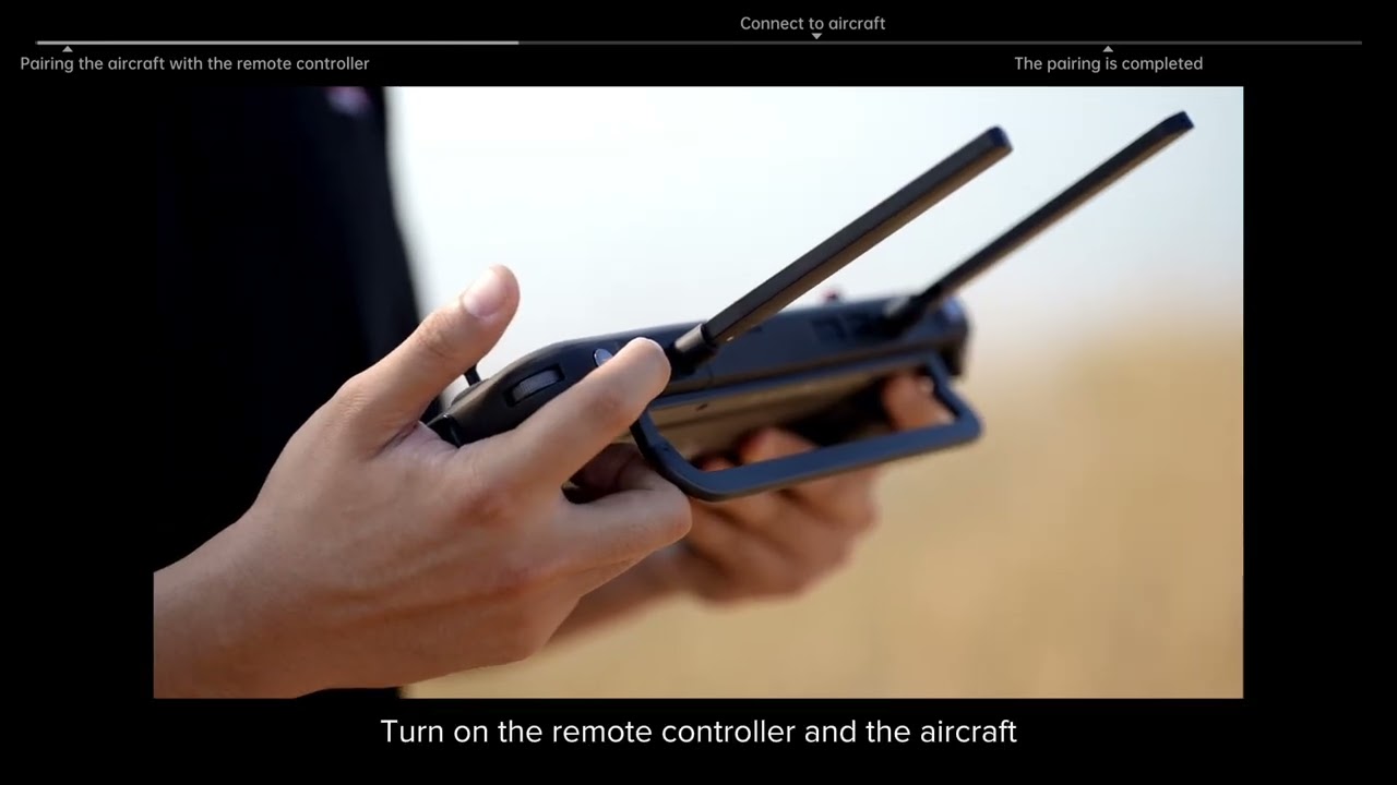Autel Alpha Tutorial   Paring The Aircraft With Remote Controller