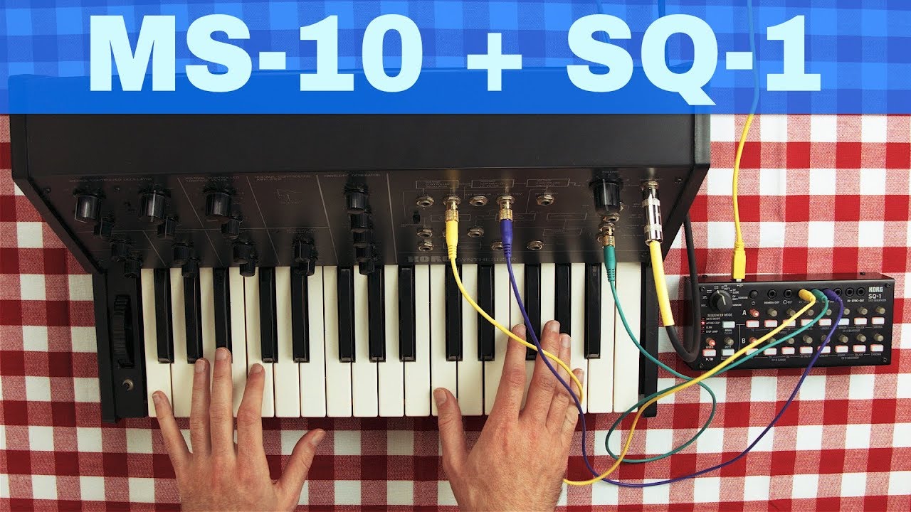 KORG MS-10 + SQ-1 ~ Will They Pair? Ep.25 - YouTube