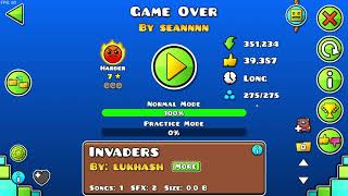 Game Over [100%] [By seannnn] Geometry Dash