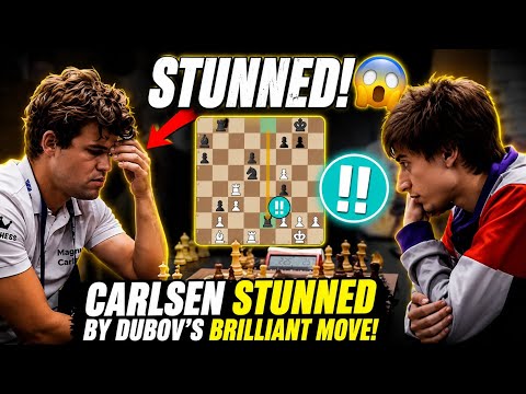 Carlsen STUNNED by Dubov’s BRILLIANT Move! 😱♟️