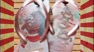 Chinelo Infantil Moana Havaianas Rosa Vários Tamanhos
