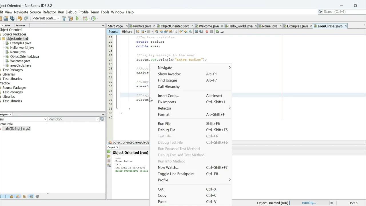 Learn How to Compute Area and Perimeter of a Circle in Java | Java ...