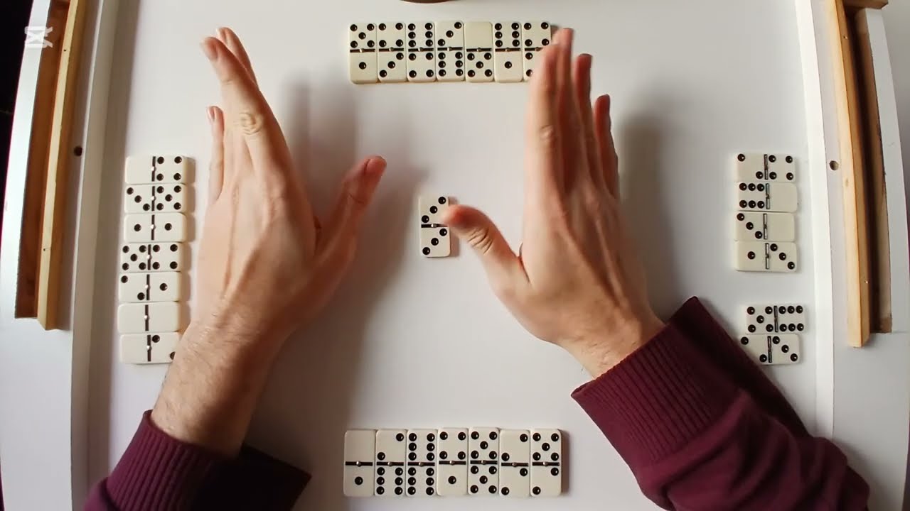 Jugar con 14 fichas o MÁS  - #domino #dominoes 