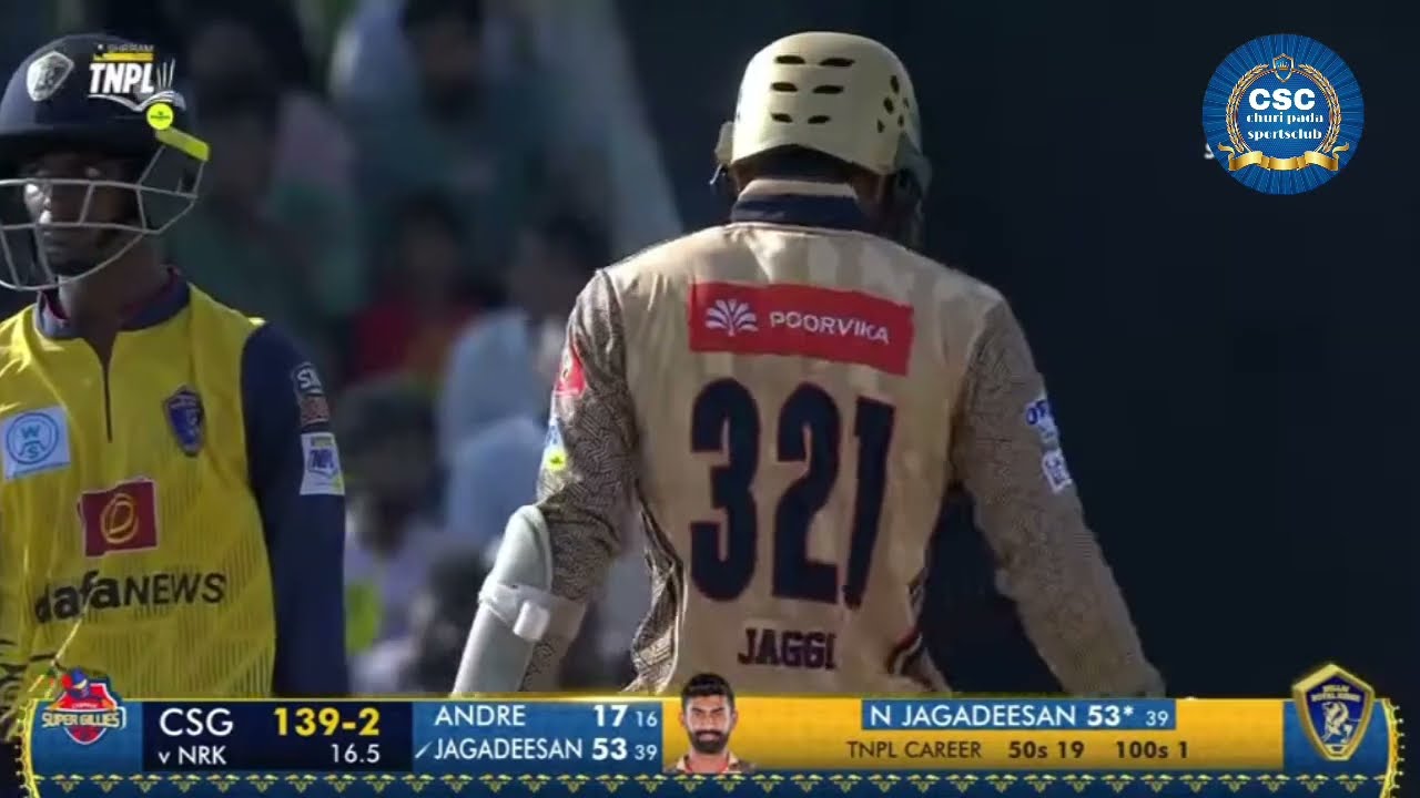 TNPL Nellai Royal Kings V's Chepauk Super Gillies  full match highlights