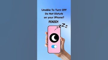 Unable To Turn OFF Do Not Disturb On Your iPhone? FIXED #donotdisturb