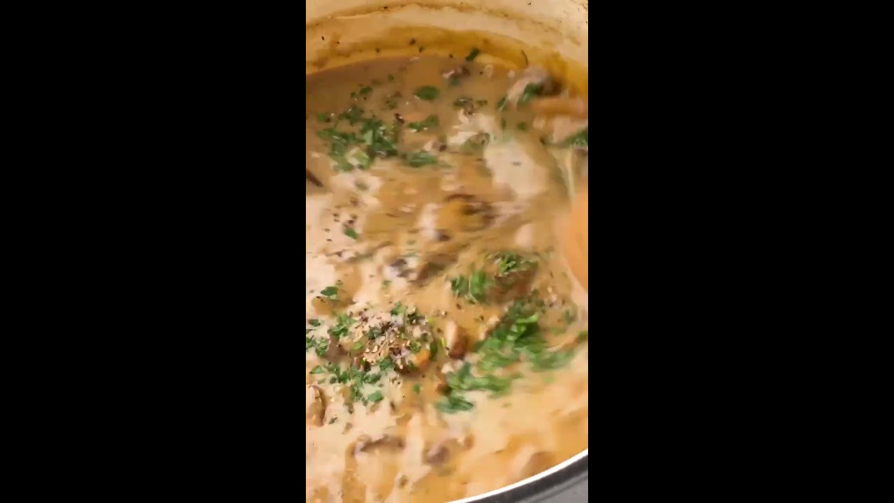 Hungarian-Inspired Creamy Mushroom Soup