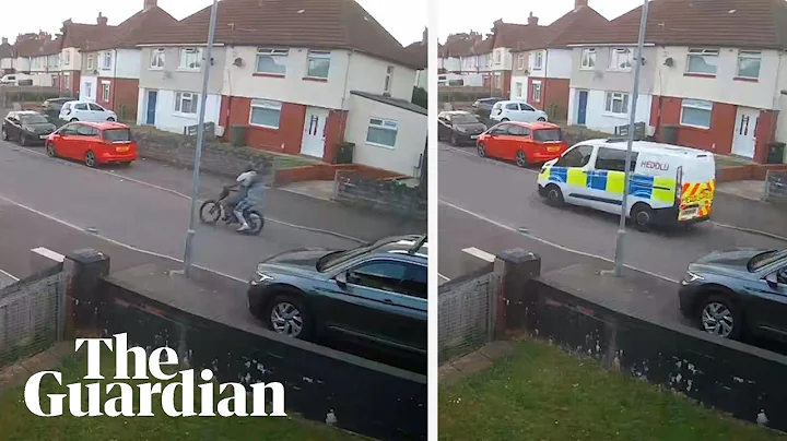 CCTV shows people on e-bike followed by police van one minute before fatal crash in Cardiff - DayDayNews