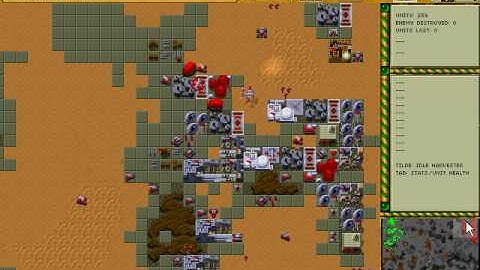 Dune 2 The Golden Path 1.70 Battle Report; Ordos vs Harkonnen p1