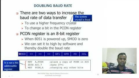 Serial Communication - 8051 microcontroller