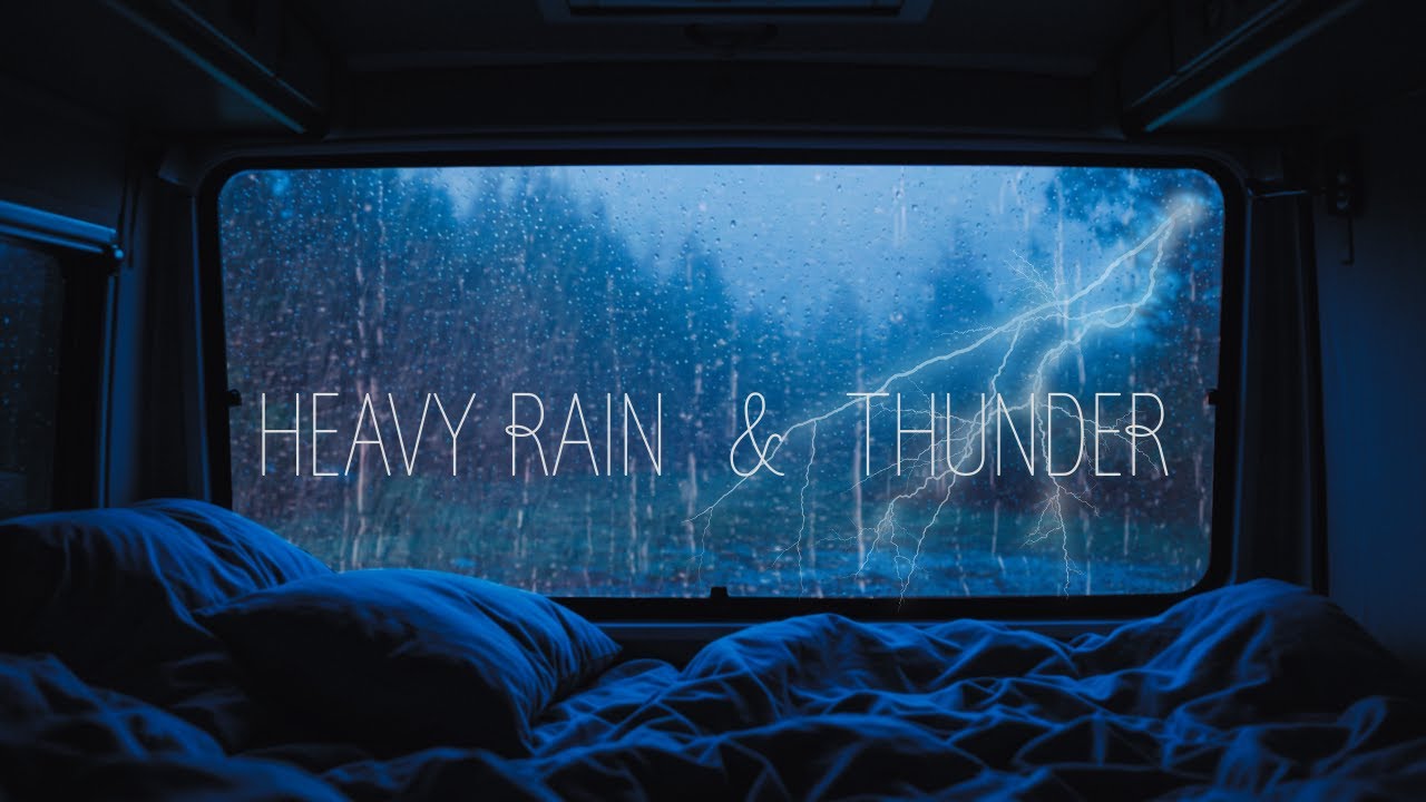 [24/7] Soothing Rain for Sleepless Souls: Rainy Night ASMR for Deep ...