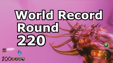 Round 220 Shadows Of Evil World Record black ops 3 zombies ps4