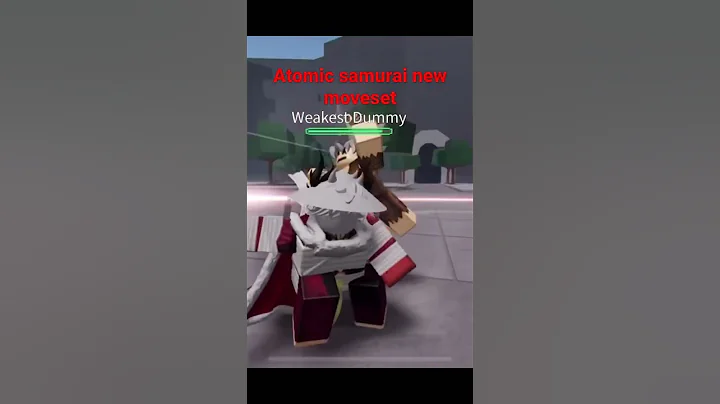 Atomic Samurai New moveset - The Strongest Battlegrounds