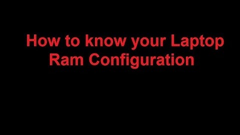 How to know your Ram Speed, Data Width, Manufacturer, Capacity and Serial Number