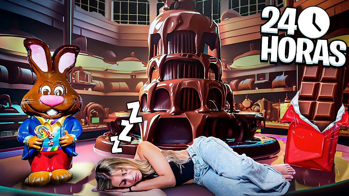 PASSEI A NOITE EM UMA FÁBRICA DE CHOCOLATE SEM NINGUÉM PERCEBER !!