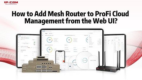 How to add Mesh router to Profi Cloud Management from the Web UI