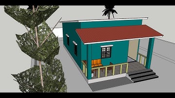 Sketchup tutorial house building Part2